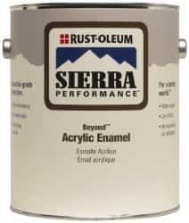 Rust-Oleum - 1 Gal Deep Base Gloss Finish Industrial Enamel Paint - 165 to 520 Sq Ft per Gal, Interior/Exterior - Exact Industrial Supply