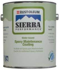 Rust-Oleum - 1 Gal Safety Yellow Water-Based Epoxy - 230 to 340 Sq Ft/Gal Coverage - Exact Industrial Supply