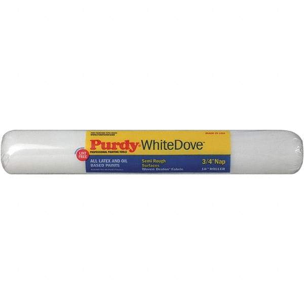 Purdy - 3/4" Nap, 18" Wide Paint General Purpose Roller Cover - Medium-Rough Texture, Woven Dralon Fabric - Exact Industrial Supply