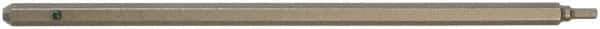 Paramount - 3/32" Hex Screwdriver Blade - 5mm Drive, 5-1/2" OAL - Exact Industrial Supply