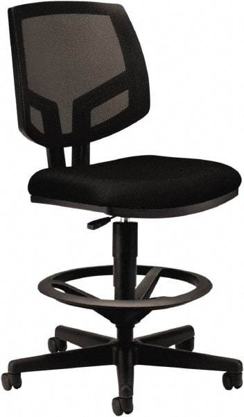 Hon - Swivel & Adjustable Stools Type: Adjustable Height Stool Base Type: Swivel - Exact Industrial Supply