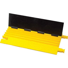 Checkers - On Floor Cable Covers Cover Material: Polyurethane Number of Channels: 5 - Exact Industrial Supply