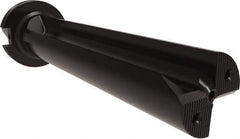 Allied Machine and Engineering - 11" Max Drill Depth, 4.5xD, 2.2" Diam, Indexable Insert Drill - 2 Inserts, CAT50 Taper Shank - Exact Industrial Supply