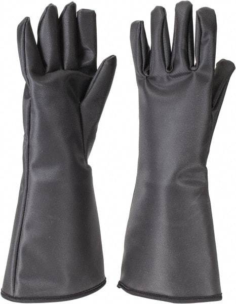 PRO-SAFE - Size S Aramid Lined Silicone Heat Resistant Glove - 13-1/2" OAL, Gauntlet Cuff - Exact Industrial Supply