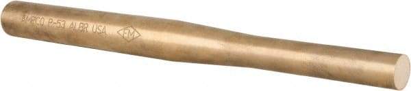 Ampco - 1/2" Pin Punch - 8" OAL, Aluminum Bronze - Exact Industrial Supply