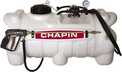 Chapin - 25 Gal Chemical Safe Garden Hand Sprayer - Use with Cleaners/Degreasers, Polyethylene Tank, Wide Mouth, Reinforced Hose - Exact Industrial Supply