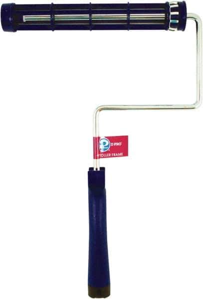 Premier Paint Roller - 9" Wide x 15" Long Roller Frame - Plastic Frame, Plastic Handle - Exact Industrial Supply