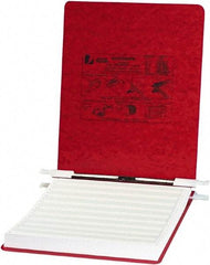 ACCO - 9-1/2 x 11", Holds up to 6" of Unburst Sheets, Executive Red, Data Binders - 11 Point Stock - Exact Industrial Supply