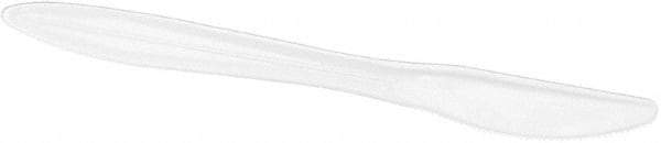 DART - Dart Style Setter Mediumweight Plastic Knives - White - Exact Industrial Supply