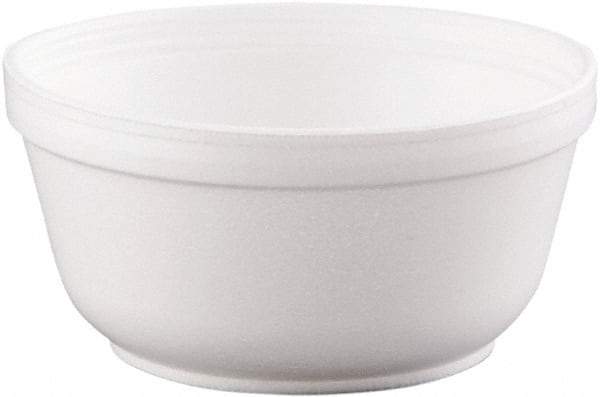 DART - Dart Foam Bowls, 12 Ounces, Round - White - Exact Industrial Supply