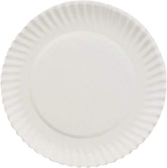 AJM Packaging Corporation - Paper Plates, 6" - White - Exact Industrial Supply