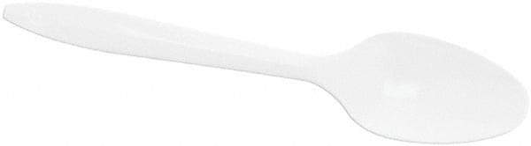 DART - Dart Style Setter Mediumweight Plastic Teaspoons - White - Exact Industrial Supply