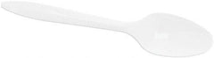 DART - Dart Style Setter Mediumweight Plastic Teaspoons - White - Exact Industrial Supply