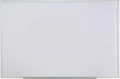 UNIVERSAL - 48" High x 72" Wide Erasable Melamine Marker Boards - Anodized Aluminum, 0.6" Deep, Includes Mounting Kit - Exact Industrial Supply