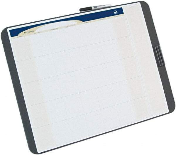 Quartet - 17" High x 23" Wide Foam/Laminate Combination Bulletin/Dry Erase Board - Foam Frame, 1/2" Deep, Includes One Black Dry-Erase Marker & One Eraser With Marker Clip & Mounting Kit - Exact Industrial Supply