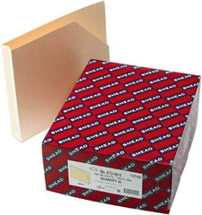 Samsill - 8-1/2 x 11", Letter Size, Manila, File Jackets/Sleeve/Wallet with Expanding End Tab Jacket - 11 Point Stock, Straight Tab Cut Location - Exact Industrial Supply