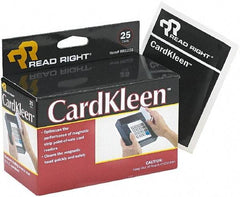 READ RIGHT - Cleaning Cards - Use with Access Control, ID Cards, Credit Card Readers - Exact Industrial Supply