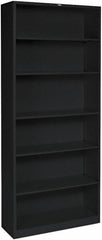 Hon - 5 Shelf, 60-1/8" High x 36" Wide Bookcase - 11" Deep, Laminated, Mahogany - Exact Industrial Supply