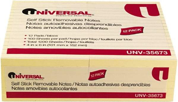 UNIVERSAL - Self-Stick Note & Page Flag Dispensers Size: 4" x 6" - Exact Industrial Supply