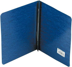 ACCO - 11" Long x 8-1/2" Wide 2 Pierced Prongs - Dark Blue - Exact Industrial Supply