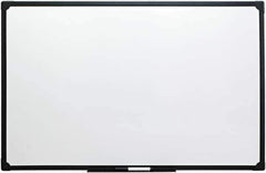 UNIVERSAL - 24" High x 36" Wide Erasable Melamine Marker Boards - Anodized Aluminum, 42-1/4" Deep, Includes Mounting Kit - Exact Industrial Supply