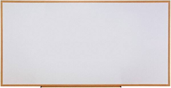 UNIVERSAL - 48" High x 96" Wide Erasable Melamine Marker Boards - Fiberboard Frame, 1" Deep, Includes Mounting Kit - Exact Industrial Supply