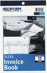 REDIFORM - 50 Sheet, 5-1/2 x 7-7/8", Invoice Book - White - Exact Industrial Supply