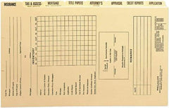 Samsill - 14 x 8 1/2" Classification Folders-Top Tab Fastener - Manila - Exact Industrial Supply