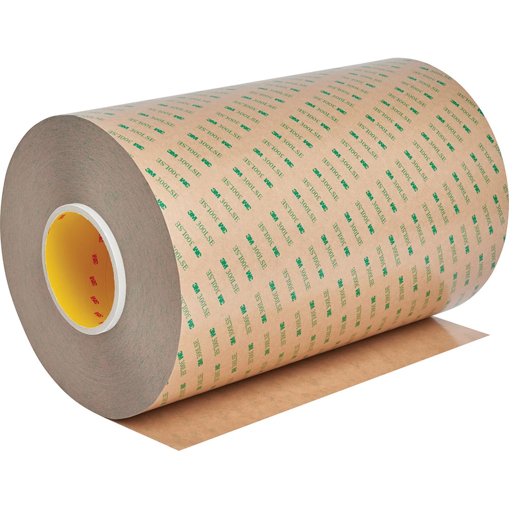 3M - Adhesive Transfer Tape; Adhesive Material: Acrylic ; Width (Inch): 4 ; Length (yd): 60.00 ; Thickness (mil): 5.2000 ; Minimum Operating Temperature (F): -40.000 ; Maximum Operating Temperature (F): 300.000 - Exact Industrial Supply