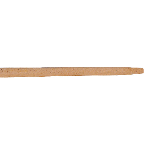 Tapered Wood Handle for Push Broom, Sanded. 1 5/6″ Diameter, 60″ L - Exact Industrial Supply
