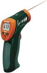 Extech - -20 to 332°C (-4 to 630°F) Infrared Thermometer - 8:1 Distance to Spot Ratio - Exact Industrial Supply