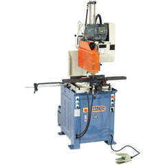 Baileigh - 4 Cutting Speeds, 17" Blade Diam, Cold Saw - 35 & 120 RPM Blade Speed, Floor Machine, 3 Phase, Compatible with Ferrous Material - Exact Industrial Supply