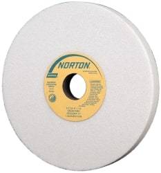 Norton - 8" Diam x 1-1/4" Hole x 3/4" Thick, I Hardness, 46 Grit Surface Grinding Wheel - Aluminum Oxide, Type 1, Coarse Grade, 3,105 Max RPM, Vitrified Bond, No Recess - Exact Industrial Supply