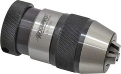 Accupro - JT33, 1/32 to 3/8" Capacity, Tapered Mount Drill Chuck - Keyless, 1.693" Sleeve Diam, 3.189" Open Length - Exact Industrial Supply