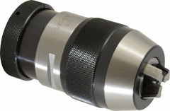 Accupro - JT6, 1/8 to 5/8" Capacity, Tapered Mount Drill Chuck - Keyless, 2.165" Sleeve Diam, 3.74" Open Length - Exact Industrial Supply
