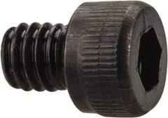 Value Collection - #3-56 UNF Hex Socket Drive, Socket Cap Screw - Alloy Steel, Black Oxide Finish, Fully Threaded, 1/8" Length Under Head - Exact Industrial Supply