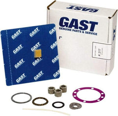 Gast - 9 Piece Air Compressor Repair Kit - For Use with Gast Model #0211-V45F-G8CX, #0211-V36A-G8CX and #0211-V45F-G230CX - Exact Industrial Supply