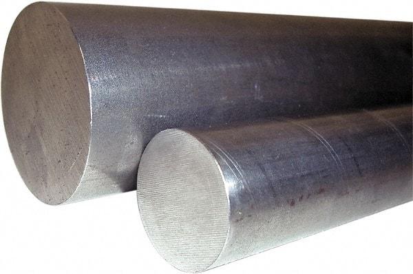 Made in USA - 12" Diam x 72" Long, 1018 Steel Round Rod - Hot Rolled, Steel - Exact Industrial Supply