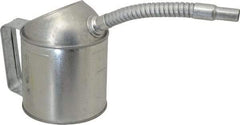 Value Collection - Flexible Spout, Measure Oiler - Steel Body, Galvanized - Exact Industrial Supply