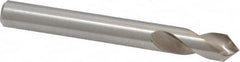 Cleveland - 3/8" Body Diam, 90°, 3-1/8" OAL, High Speed Steel Spotting Drill - Exact Industrial Supply