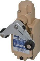 Value Collection - SPDT, NC/NO, 120 VAC, 240 VAC, 480 VAC at 10 Amps, Screw Terminal, Roller Lever Actuator, General Purpose Limit Switch - Exact Industrial Supply