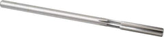 Cleveland - 5/16" High Speed Steel 6 Flute Chucking Reamer - Straight Flute, Straight Shank, 1-1/2" Flute Length, 6" OAL - Exact Industrial Supply