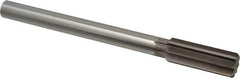 Cleveland - 31/32" High Speed Steel 8 Flute Chucking Reamer - Straight Flute, Straight Shank, 2-5/8" Flute Length, 10" OAL - Exact Industrial Supply