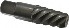 Cleveland - Spiral Flute Screw Extractor - #9 Extractor for 1-3/4 to 2-1/8" Screw, 4-5/8" OAL - Exact Industrial Supply