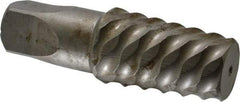 Cleveland - Spiral Flute Screw Extractor - #11 Extractor for 2-1/2 to 3" Screw, 5-5/8" OAL - Exact Industrial Supply