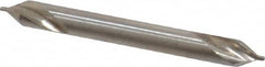 Cleveland - #00 Plain Cut 60° Incl Angle High Speed Steel Combo Drill & Countersink - Exact Industrial Supply