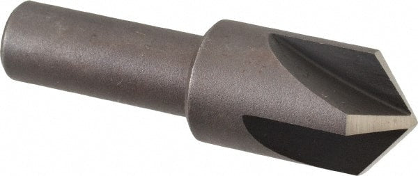 Cleveland - 3/4" Head Diam, 1/2" Shank Diam, 4 Flute 100° High Speed Steel Countersink - Exact Industrial Supply