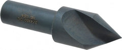 Cleveland - 3/4" Head Diam, 1/2" Shank Diam, 1 Flute 60° High Speed Steel Countersink - Exact Industrial Supply