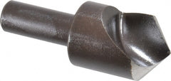 Cleveland - 1" Head Diam, 1/2" Shank Diam, 1 Flute 100° High Speed Steel Countersink - Exact Industrial Supply