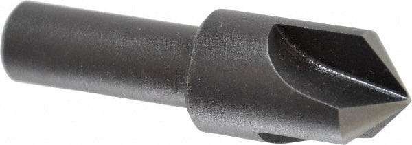 Cleveland - 3/4" Head Diam, 1/2" Shank Diam, 3 Flute 100° High Speed Steel Countersink - Exact Industrial Supply